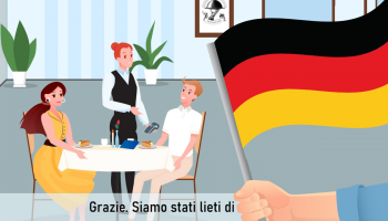 restaurant and german flag