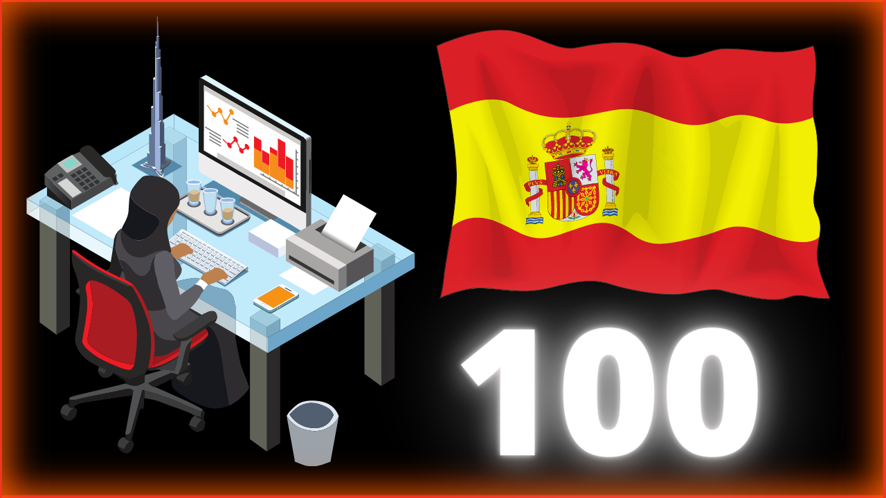 100 Words Useful At Work Work Spanish Vocabulary Professions In 
