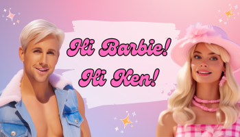 barbie and ken and the best barbie quotes: "Hi Barbie, Hi Ken"
